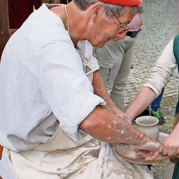Töpfermeister Fred Zimmermann
